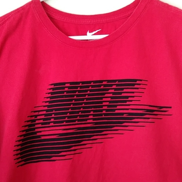 Nike Athletic Cut Crew Neck Tee Shirt XXL Red - Picture 3 of 9